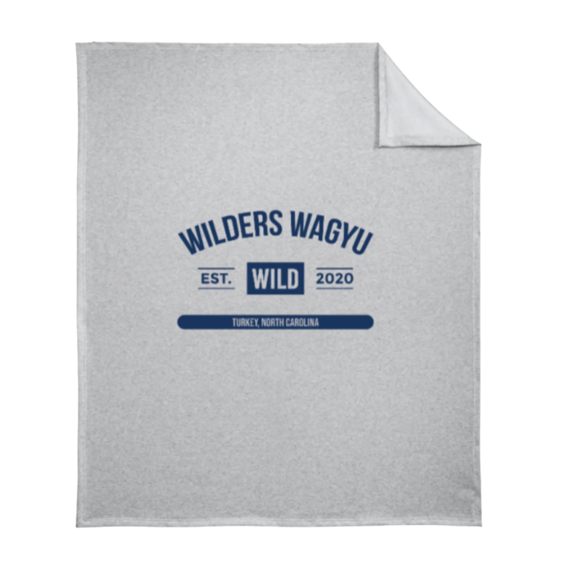 Athletic Heather Wilders Wagyu Fleece Sweatshirt Blanket