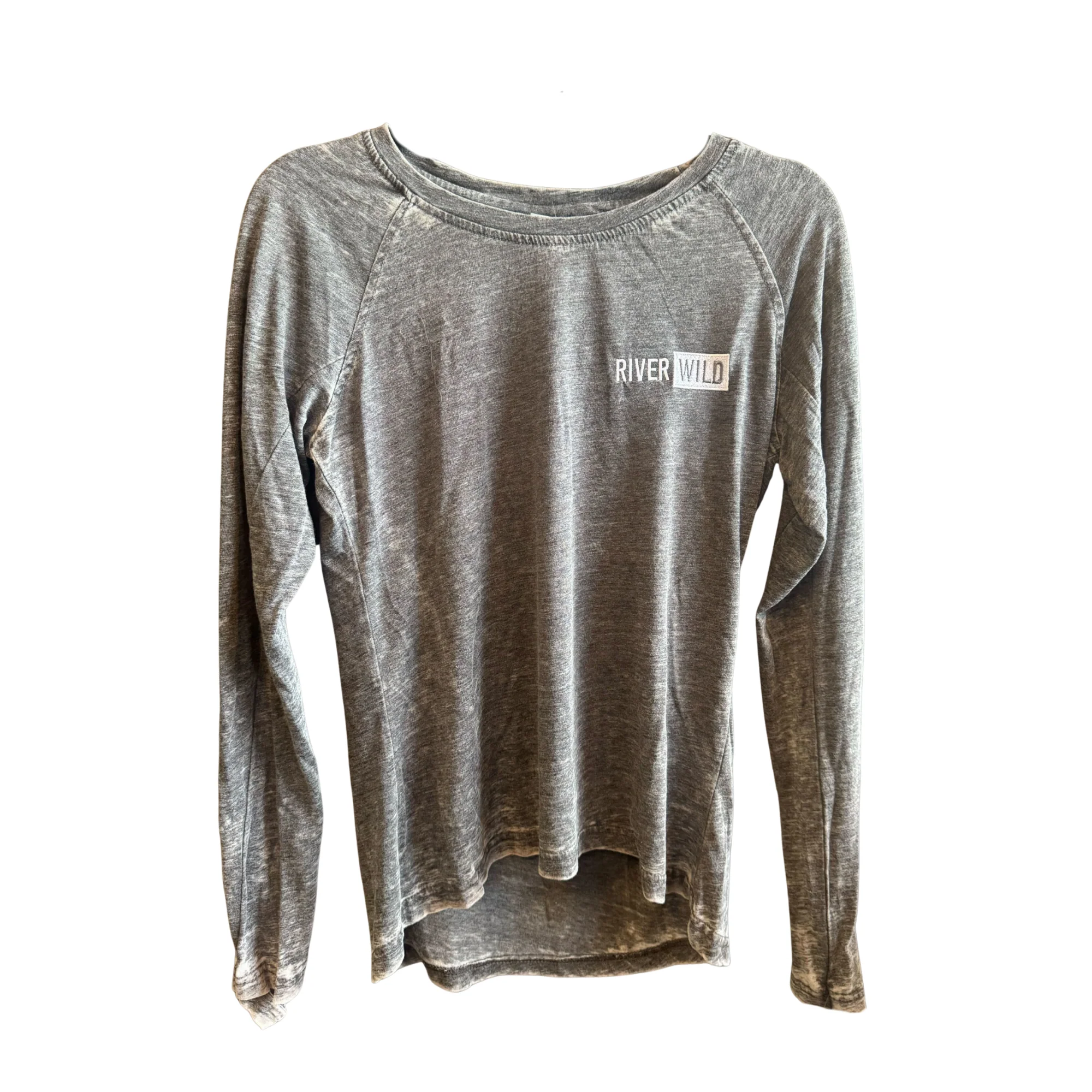 DARK GREY WASHED RIVERWILD LONG SLEEVE TEE - Image 2