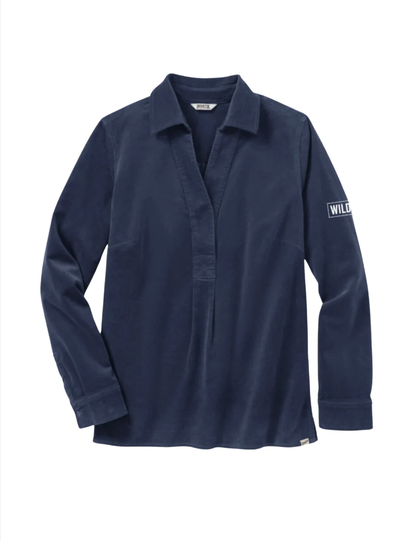 Ladies Duluth Corduroy Popover Wilders Shirt - Image 2