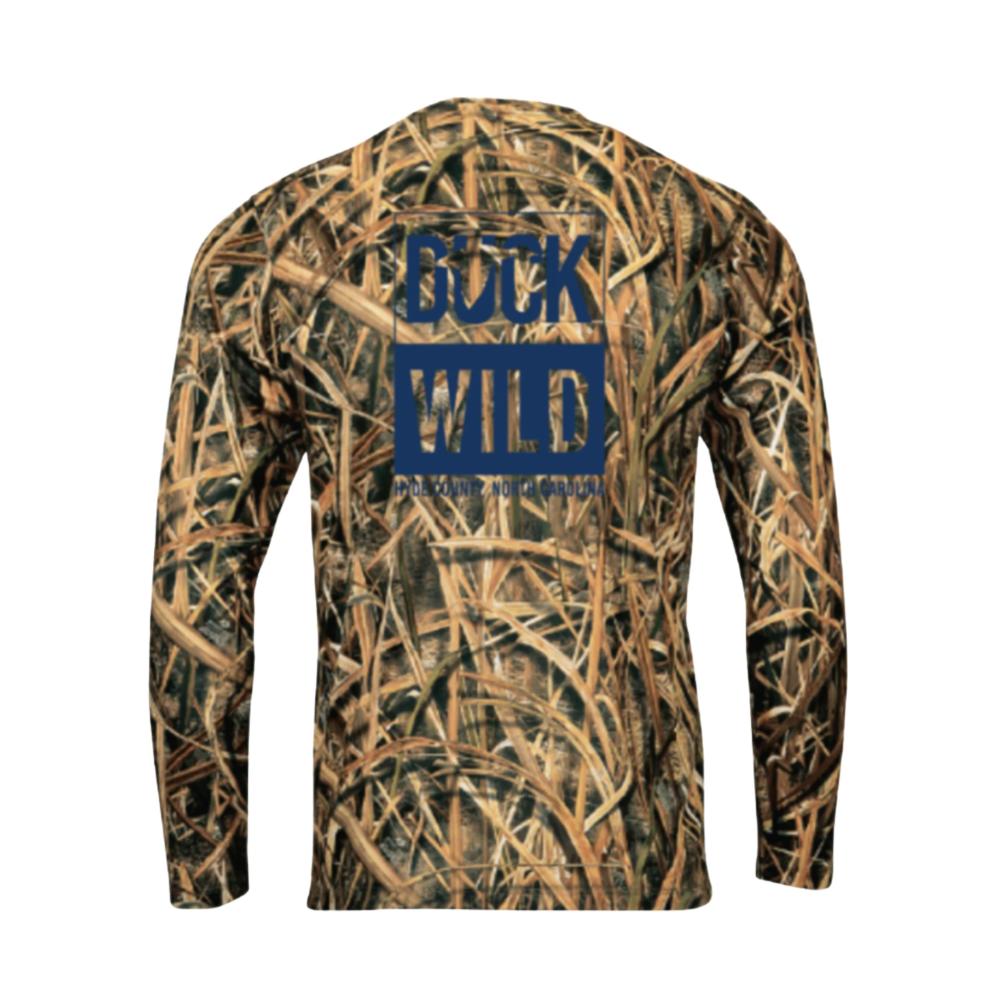 Mossy Oak Shadow Grass Wild Block/DuckWild Paragon Long Sleeve Tee - Image 2