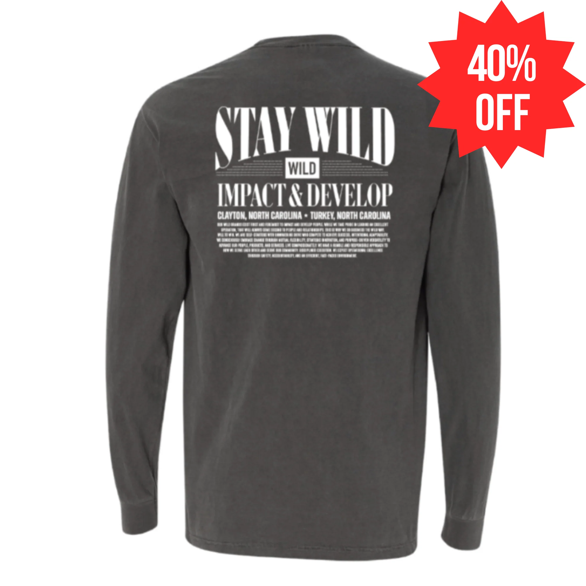 Pepper RiverWild Impact and Development Long Sleeve Band Tee