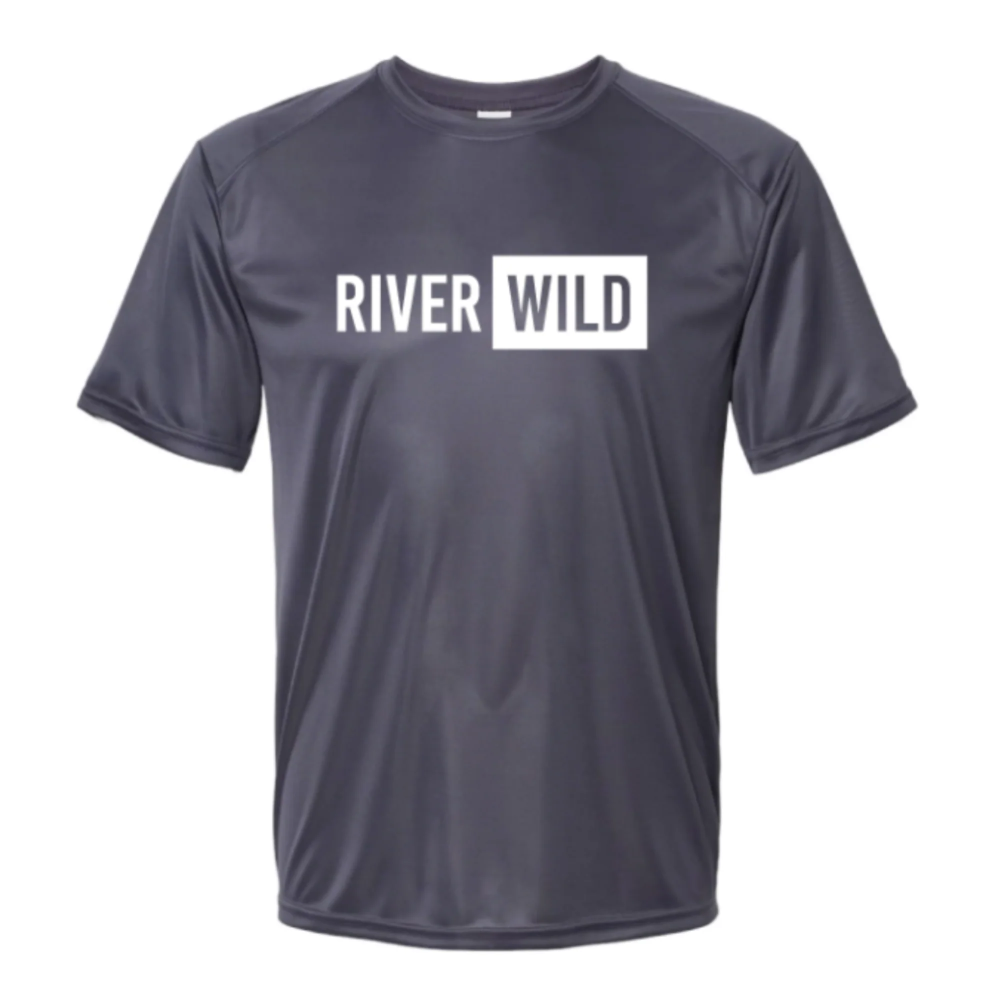 RIVERWILD DARK GREY DRI FIT SHORT SLEEVE SHIRT