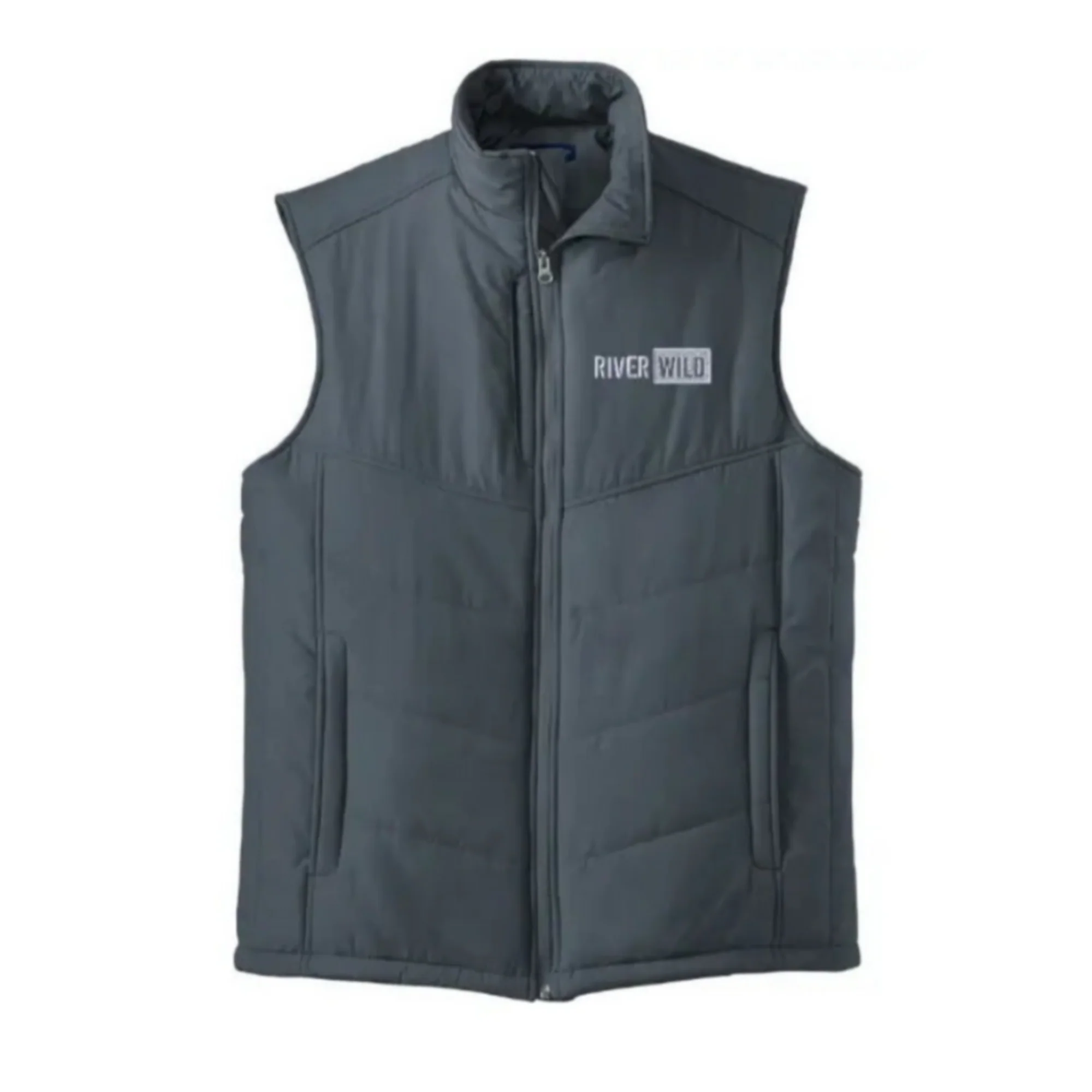 RIVERWILD DARK SLATE/BLACK PUFFY VEST - Image 2