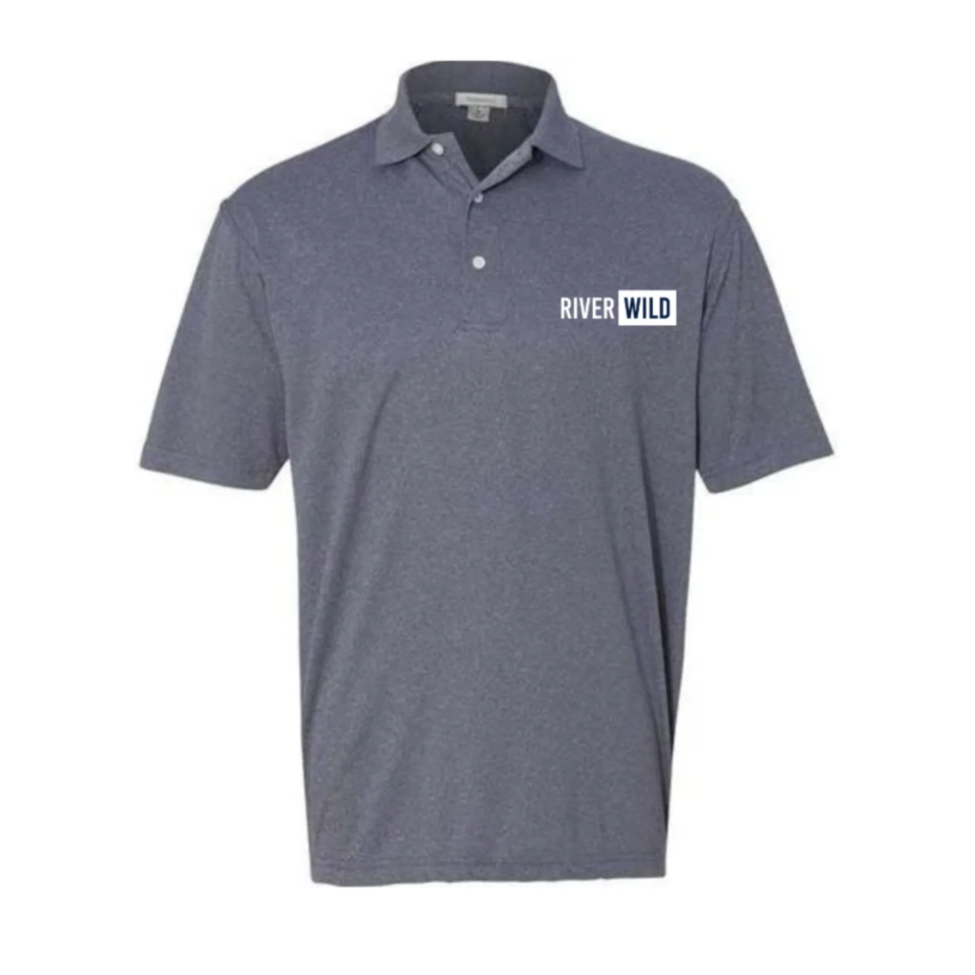 RIVERWILD FEATHERLIGHT NAVY POLO - Image 2