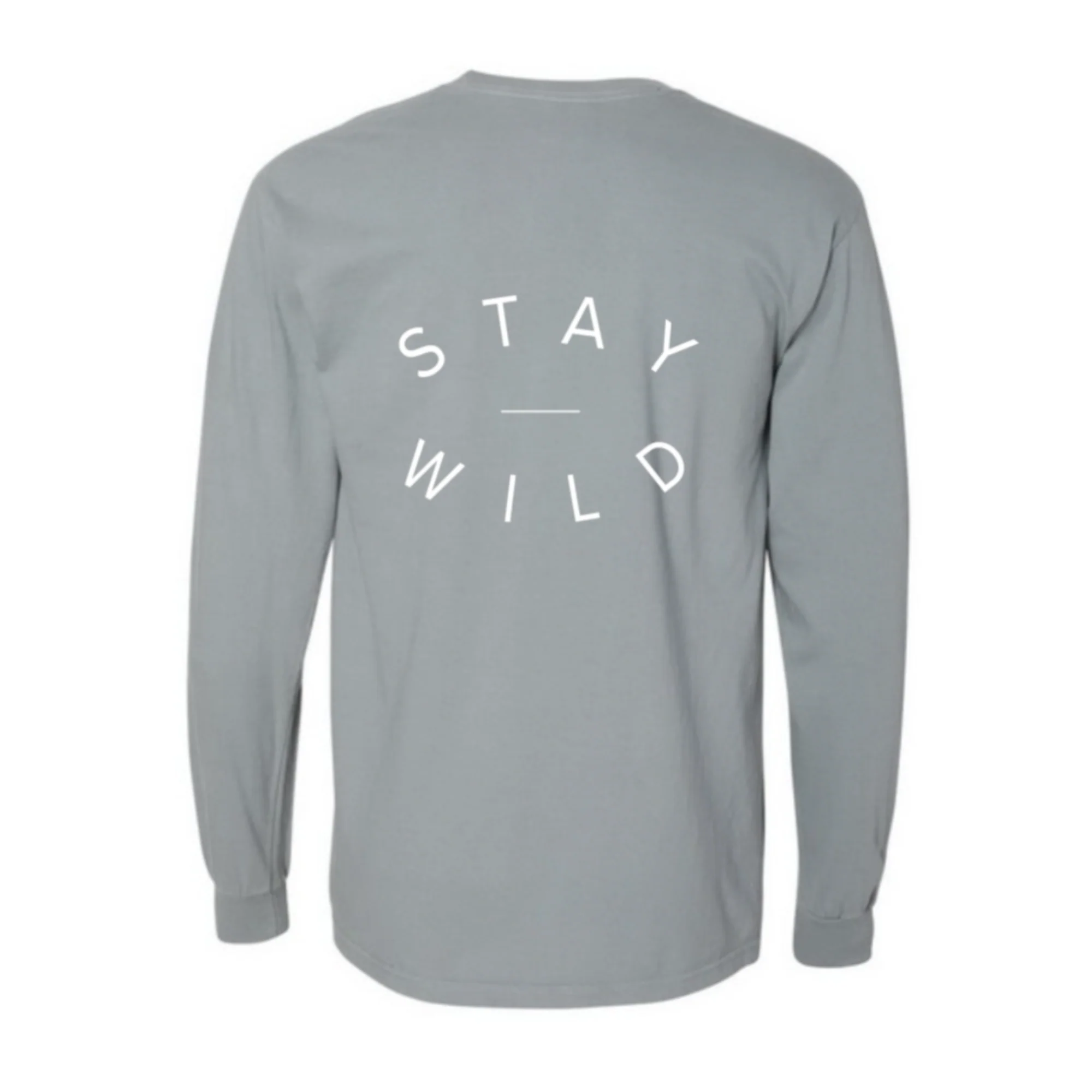 RIVERWILD GREY LONG SLEEVE TEE - Image 2