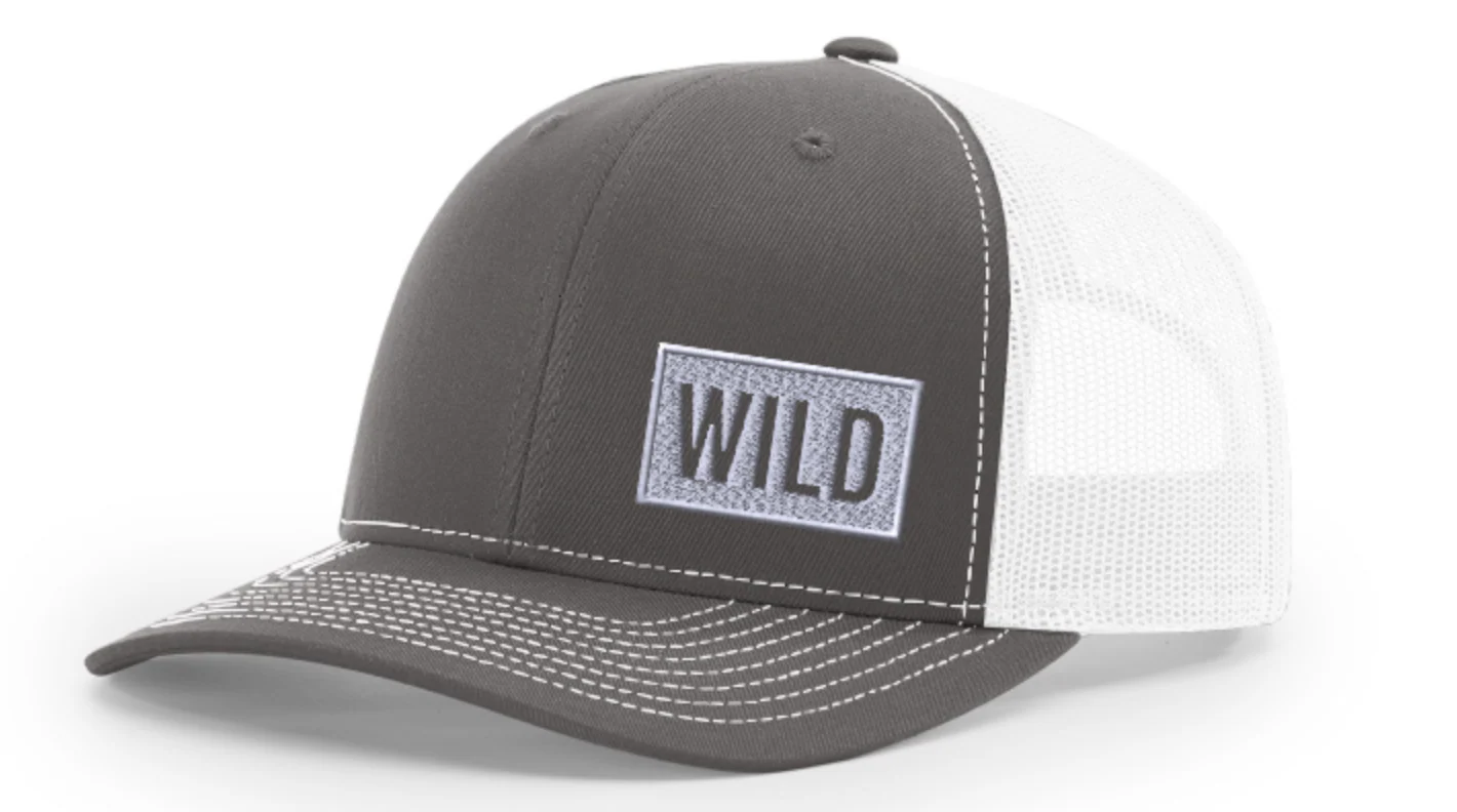 WILD Block Grey and White Richardson Hat - Image 2
