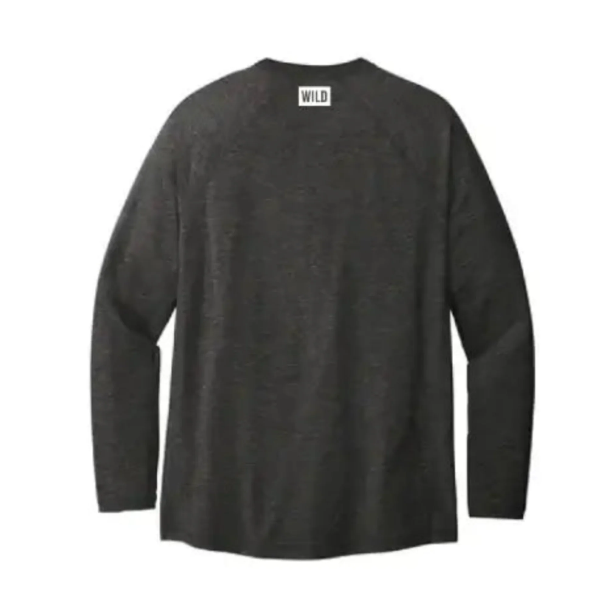 WILD Carbon Heather Carhartt Long Sleeve Pocket Tee - Image 3