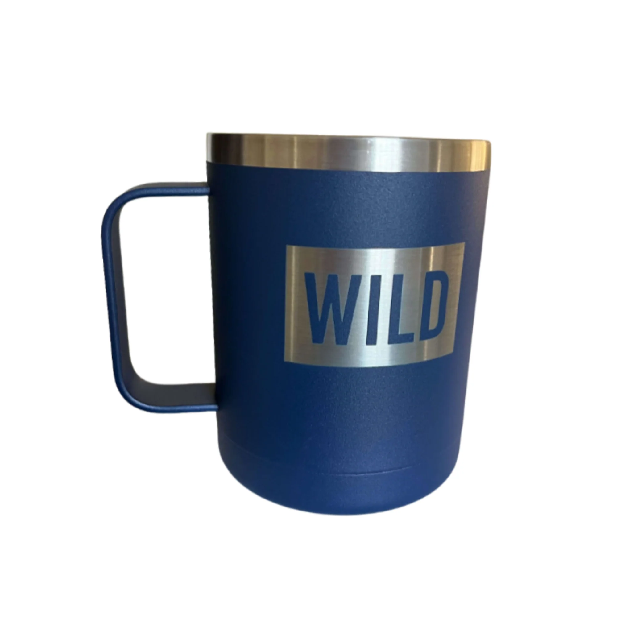 WILD Navy 12 oz Stainless Steel Coffee Mug - Image 2