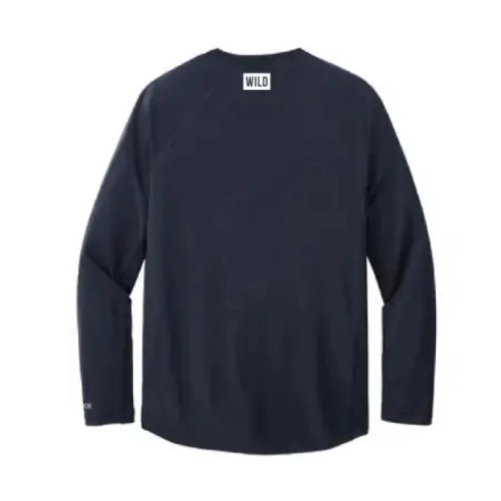 WILD Navy Carhartt Long Sleeve Pocket Tee - Image 3
