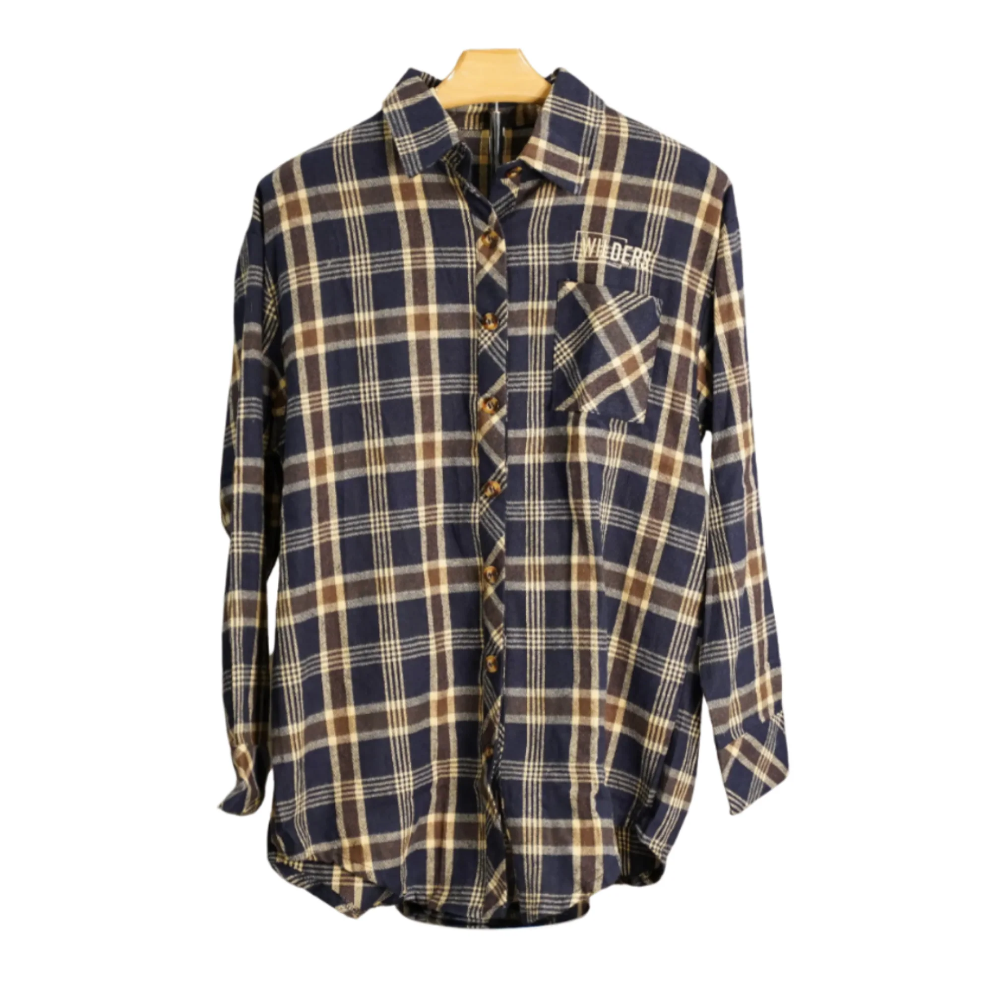 Wilders Navy Ladies Flannel - Image 2